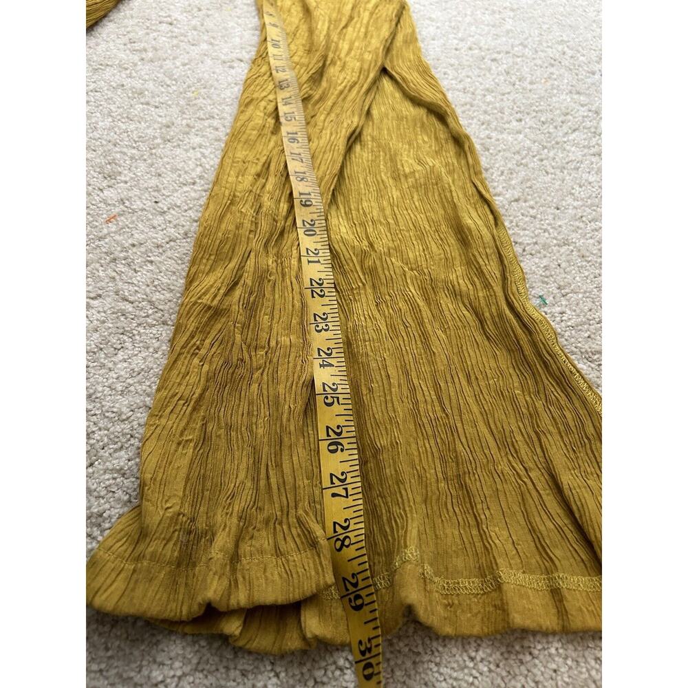 Morrisday The Label Mustard Yellow Jumpsuit Women's Size Large Boho Retro - Picture 8 of 8